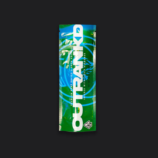 OUTRANKD - DIAMOND INFUSED 1G PREROLL - ISLAND SPLASH